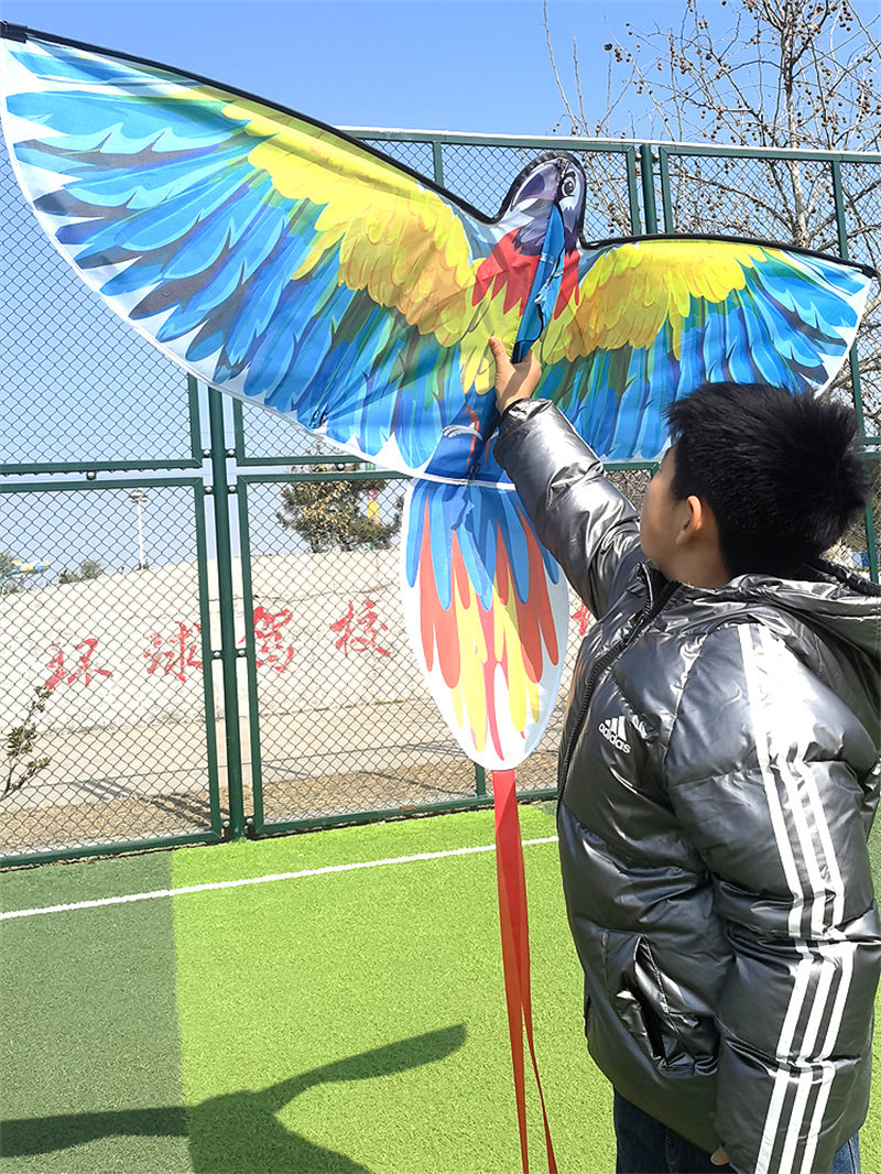 Free shipping Kite children Weifang parrot bee small elephant 2023 new kite peacock animal small adult large cartoon