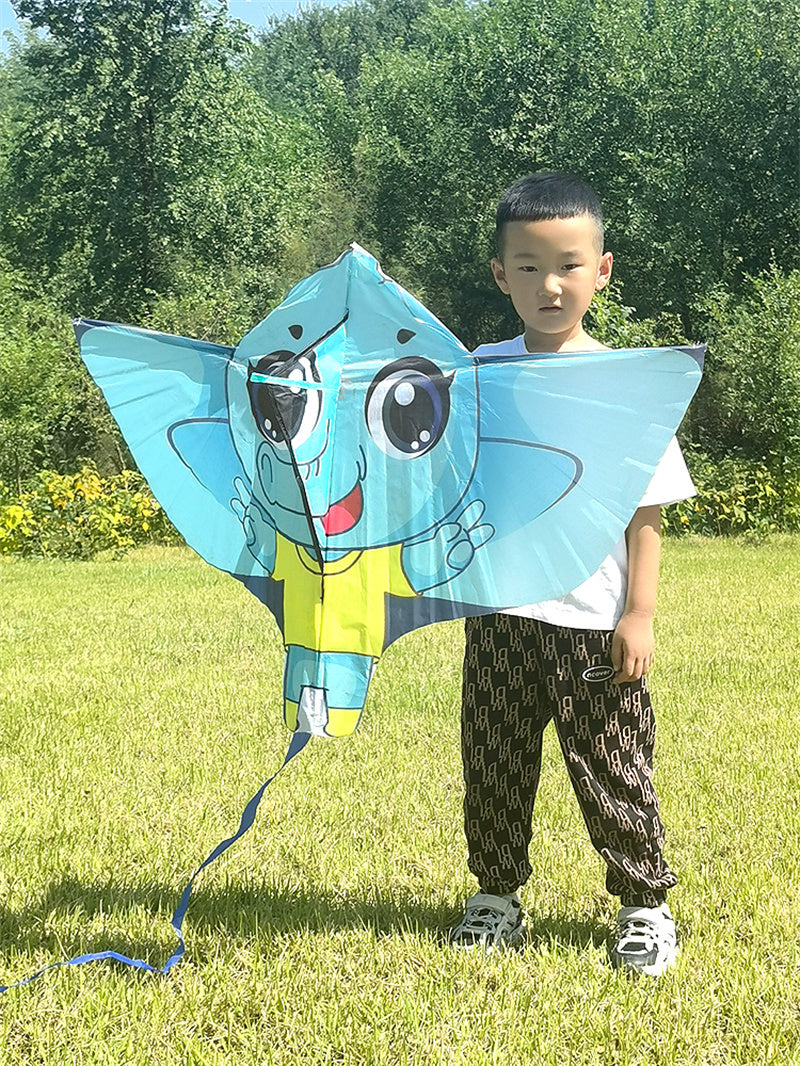Free shipping Kite children Weifang parrot bee small elephant 2023 new kite peacock animal small adult large cartoon