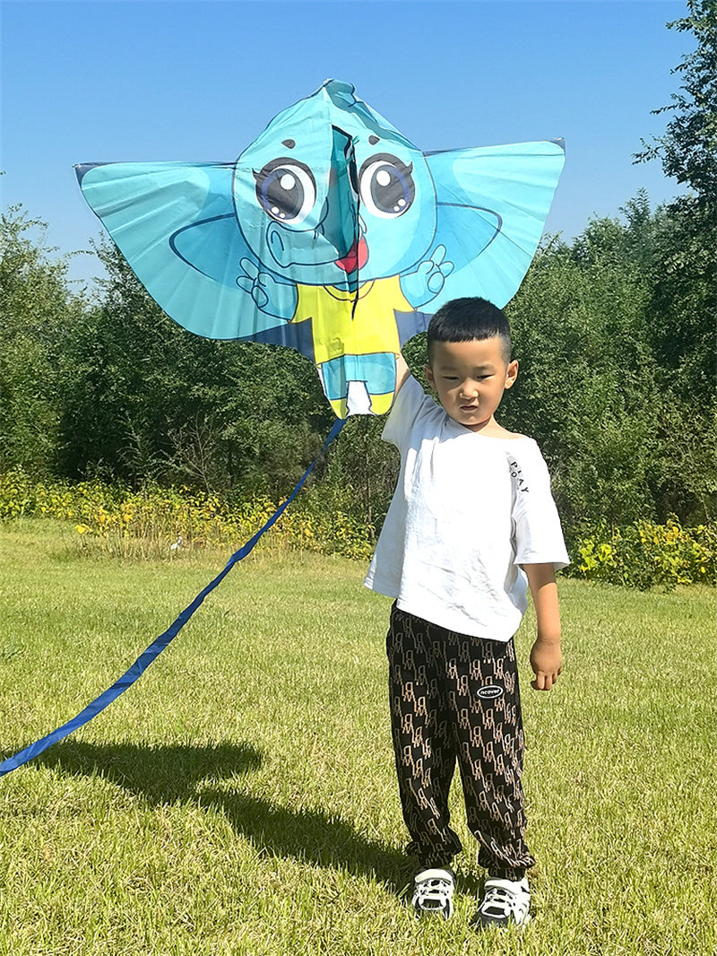Free shipping Kite children Weifang parrot bee small elephant 2023 new kite peacock animal small adult large cartoon