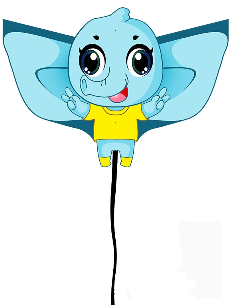 Free shipping Kite children Weifang parrot bee small elephant 2023 new kite peacock animal small adult large cartoon