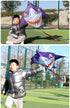 Free shipping Weifang shark kite children cartoon small long tail adult easy to fly beginner breeze net red kids
