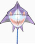 Free shipping Weifang shark kite children cartoon small long tail adult easy to fly beginner breeze net red kids