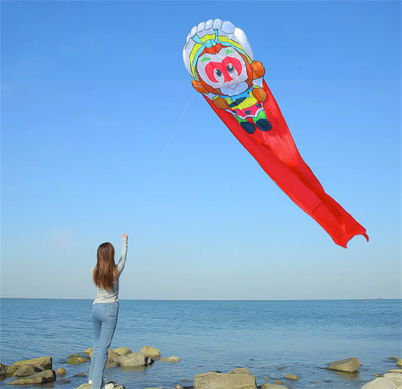 Free shipping Wukong kite for adults 2023 new creative soft kite adult large breeze easy to fly three-dimensional kite