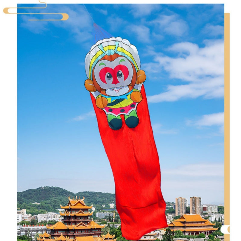 Free shipping Wukong kite for adults 2023 new creative soft kite adult large breeze easy to fly three-dimensional kite