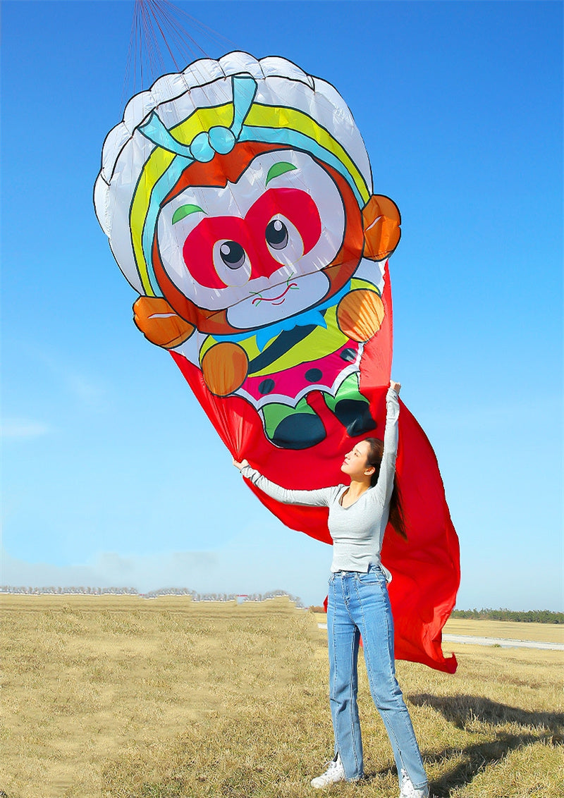 Free shipping Wukong kite for adults 2023 new creative soft kite adult large breeze easy to fly three-dimensional kite