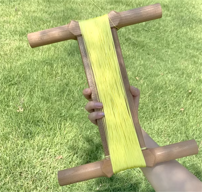 Free shipping Weifang traditional solid wood crutch children's small round spools of adult large-sized fly-receiving I-beam crutch