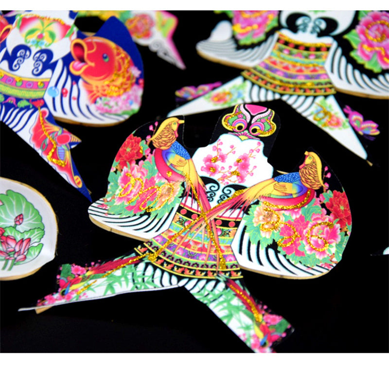 Free shipping Weifang kite crafts gift box paper kite traditional sand swallow small kite Chinese style special handmade gifts