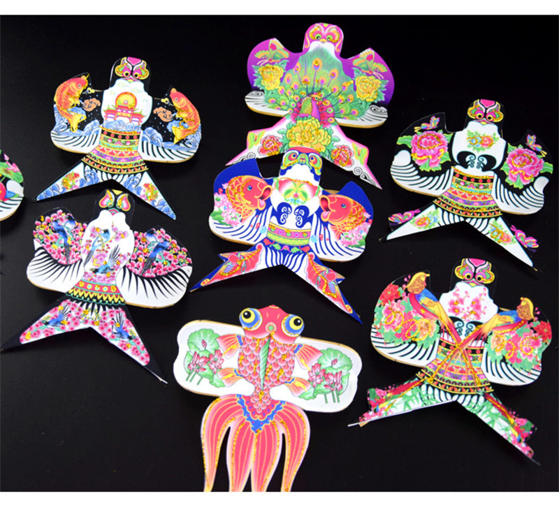 Free shipping Weifang kite crafts gift box paper kite traditional sand swallow small kite Chinese style special handmade gifts