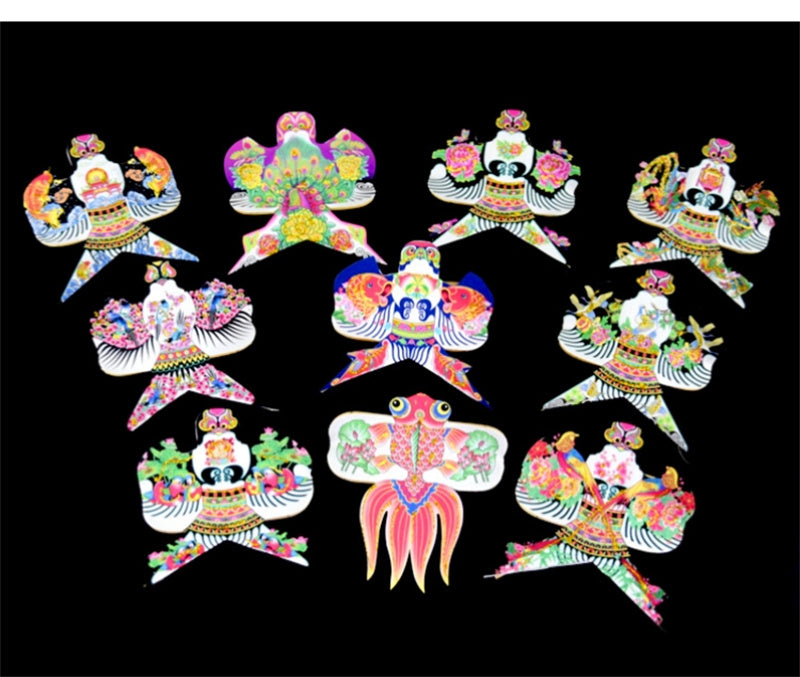 Free shipping Weifang kite crafts gift box paper kite traditional sand swallow small kite Chinese style special handmade gifts