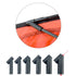 Free shipping Kite rod diy accessories skeleton protection cap diagonal tee connecting iron pipe tee inner connector crocodile clip