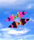 Free shipping 2023 new weifang three-dimensional double diamond kite