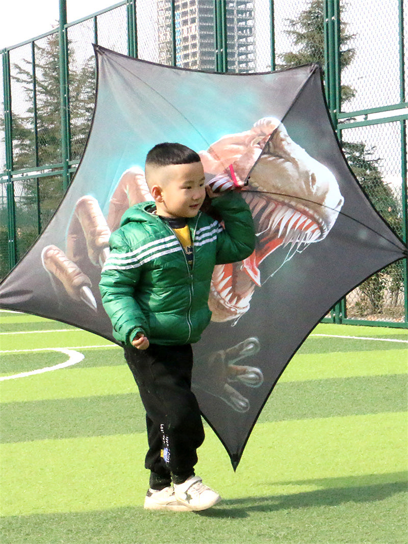 Free shipping Weifang dinosaur pterodactyl Tyrannosaurus rex cartoon adult kids adult beginner kite easy to fly breeze kids