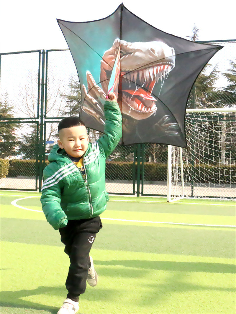 Free shipping Weifang dinosaur pterodactyl Tyrannosaurus rex cartoon adult kids adult beginner kite easy to fly breeze kids