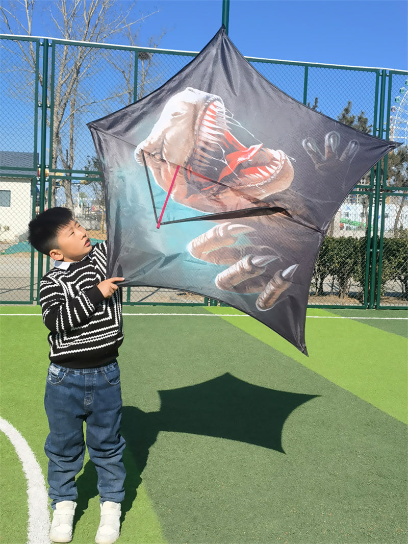 Free shipping Weifang dinosaur pterodactyl Tyrannosaurus rex cartoon adult kids adult beginner kite easy to fly breeze kids