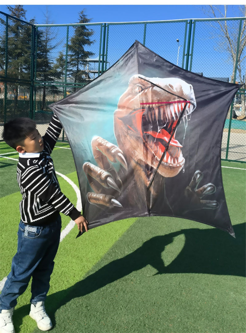 Free shipping Weifang dinosaur pterodactyl Tyrannosaurus rex cartoon adult kids adult beginner kite easy to fly breeze kids