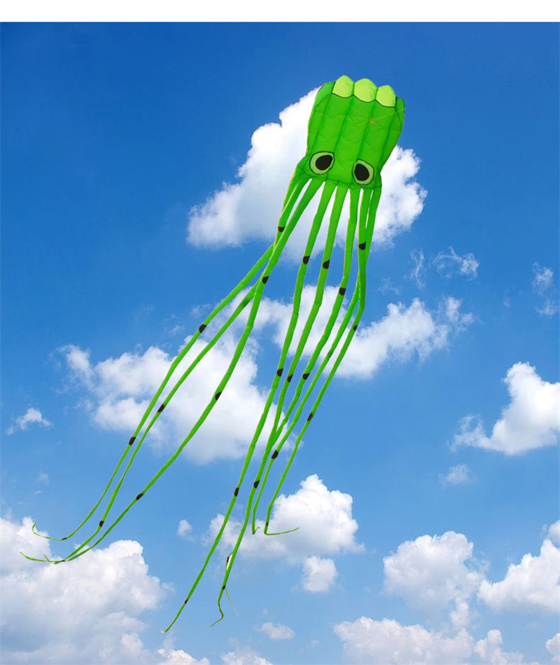 Free shipping Weifang soft tube 8 meters 12 meters octopus adult high-grade large kite octopus anti-gale boneless three-dimensional