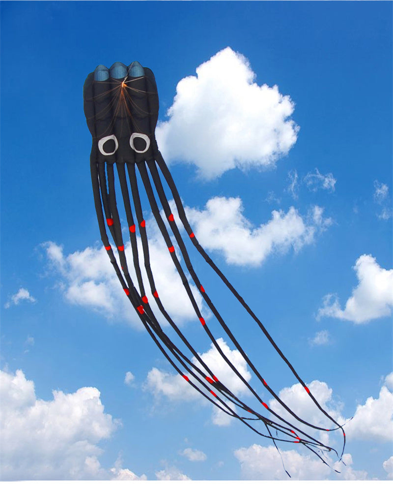 Free shipping Weifang soft tube 8 meters 12 meters octopus adult high-grade large kite octopus anti-gale boneless three-dimensional