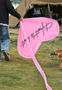 Free shipping URFF DECO pink heart kite love beginner easy to fly high color long tail outdoor couple children camping