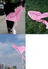 Free shipping URFF DECO pink heart kite love beginner easy to fly high color long tail outdoor couple children camping