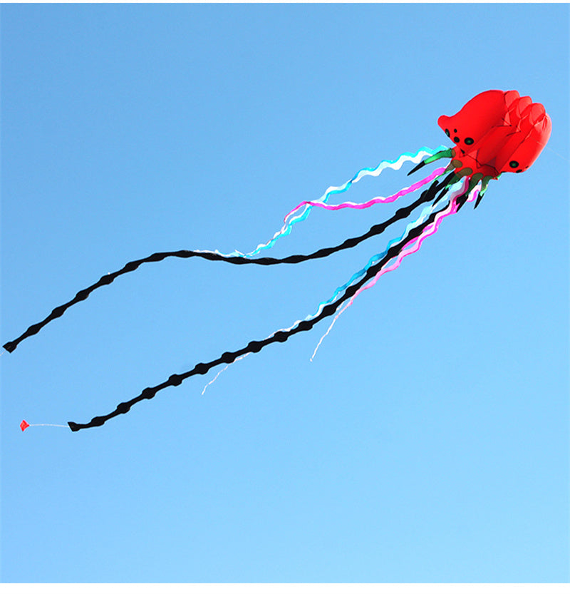Free shipping New large soft kite monk cap jellyfish kite horse old four high-grade professional umbrella cloth adults special easy to fly