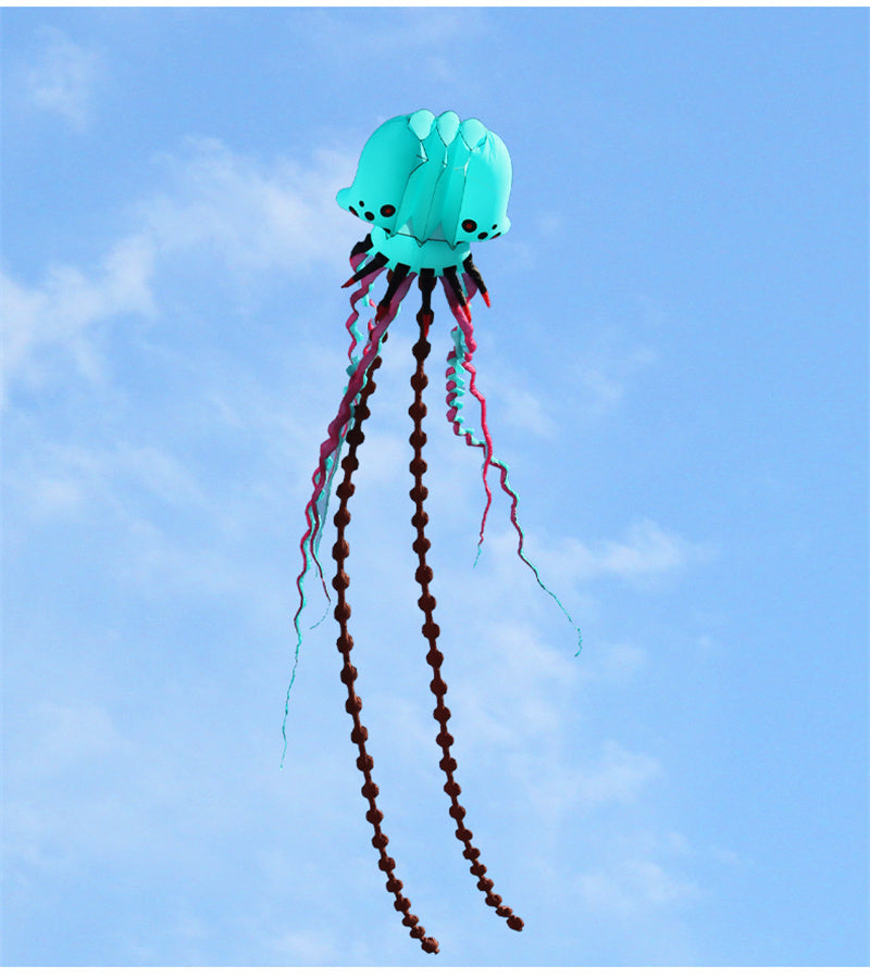 Free shipping New large soft kite monk cap jellyfish kite horse old four high-grade professional umbrella cloth adults special easy to fly