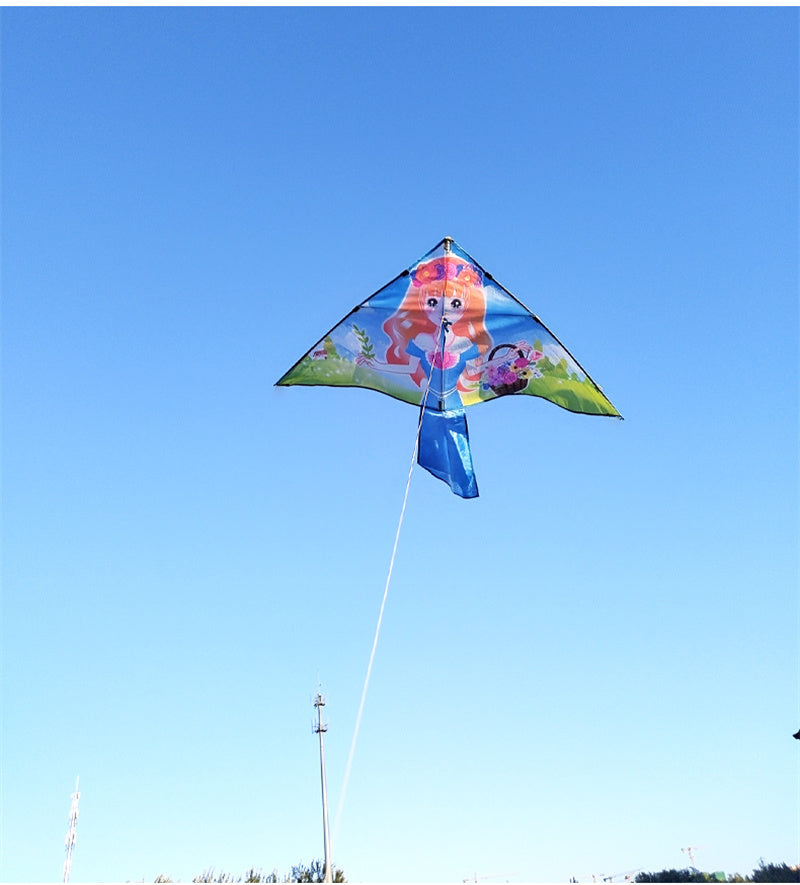 Free shipping 2023 new kite Crown Princess Flower Fairy kite Weifang children's kites cartoon girl kites