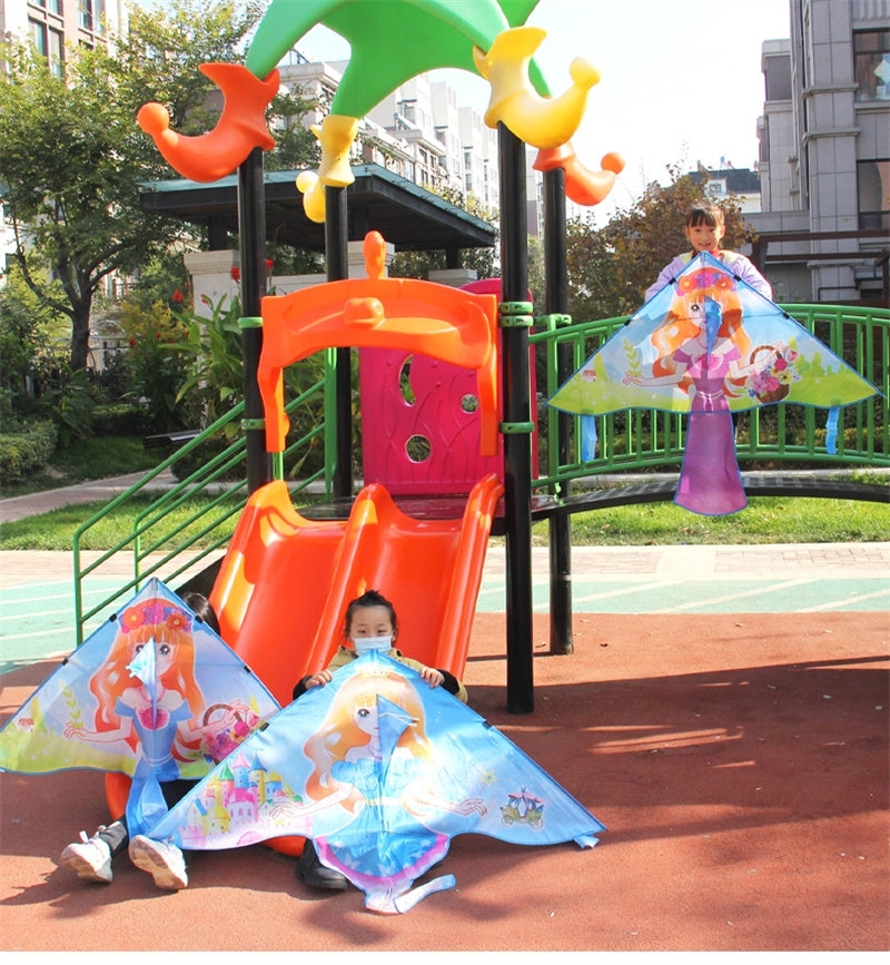 Free shipping 2023 new kite Crown Princess Flower Fairy kite Weifang children's kites cartoon girl kites