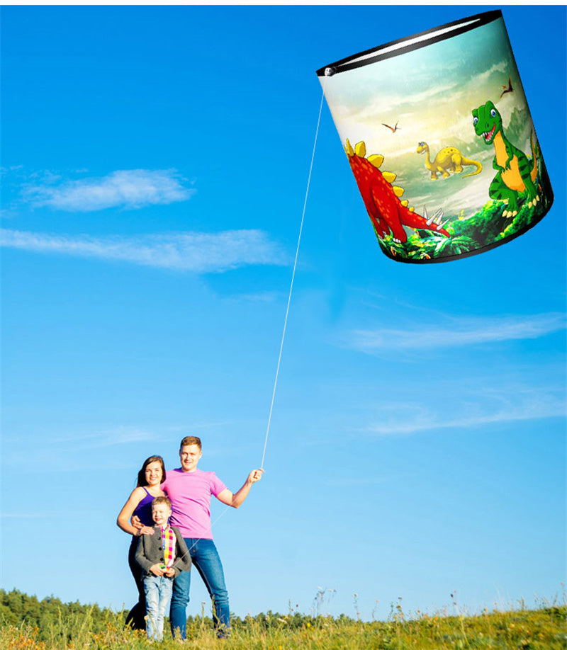 Free shipping Cylinder kite collapsible three-dimensional Weifang kite rainbow children cartoon breeze easy to fly 2023 new