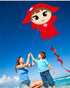 Free shipping Weifang kite Fuwa kite jellyfish Mushroom kite children cartoon adult kite line wheel breeze easy to fly