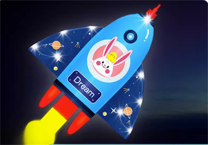 Free shipping Weifang kite children cartoon small rocket kite airplane kite adult kite 2023 new breeze easy to fly