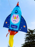 Free shipping Weifang kite children cartoon small rocket kite airplane kite adult kite 2023 new breeze easy to fly
