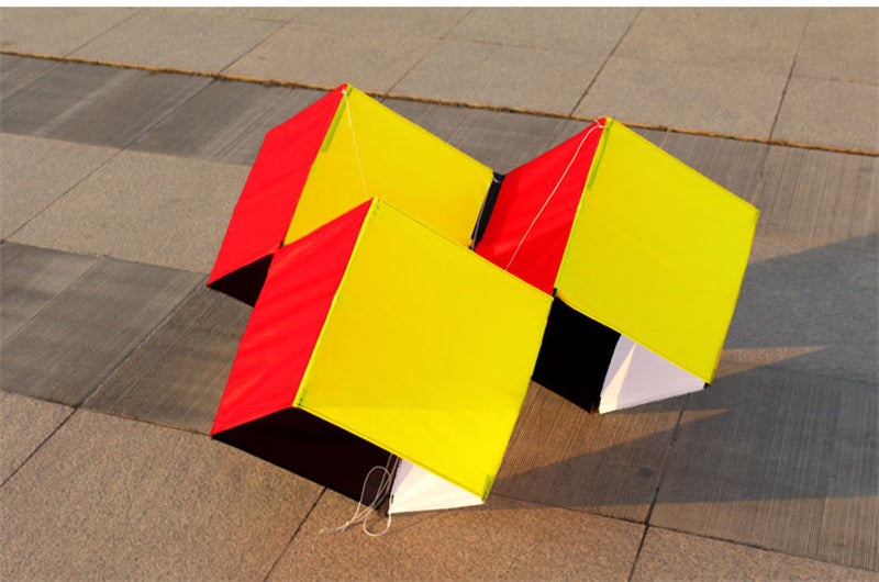 Free shipping Weifang kite three-dimensional kite Rubik's cube kite new adult children cartoon kite line wheel breeze easy to fly