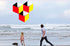 Free shipping Weifang kite three-dimensional kite Rubik's cube kite new adult children cartoon kite line wheel breeze easy to fly