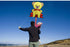 Free shipping Weifang kite Adult children cartoon kite Bear kite Cartoon bear kite Kite line wheel new
