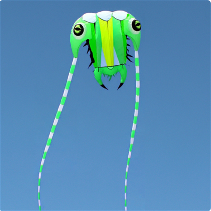 7sqm Big Trilobite Kite Pilot Lifter Line Laundry Soft Inflatable Show Kite for Kite Festival 30D Ripstop Nylon with Bag