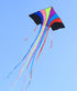 free shipping large rainbow flying kite breeze easy to fly Chinese wind outdoor toys for adults rainbow