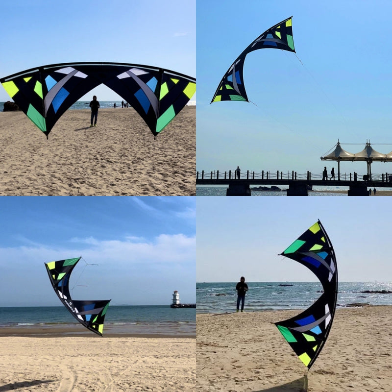 Free Shipping Freilein kites flying stunt kites quad line kites for adults kite reel outdoor toys Smoking sports kite Power kite