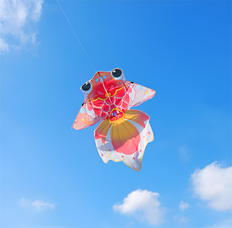 Free shipping National tide goldfish kite adults special adult children koi paper kite 2023 new high-end professional net red Weifang