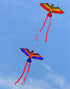 free shipping parrot kites flying toys for children kites reel weifang kites factory volantines rainbow high paraglider fishing