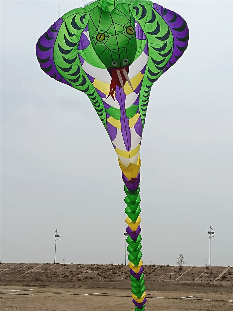 Free Shipping 20m Large kites flying snake kites pendant nylon kites show kites factory Inflatables rubber snake windsurfing