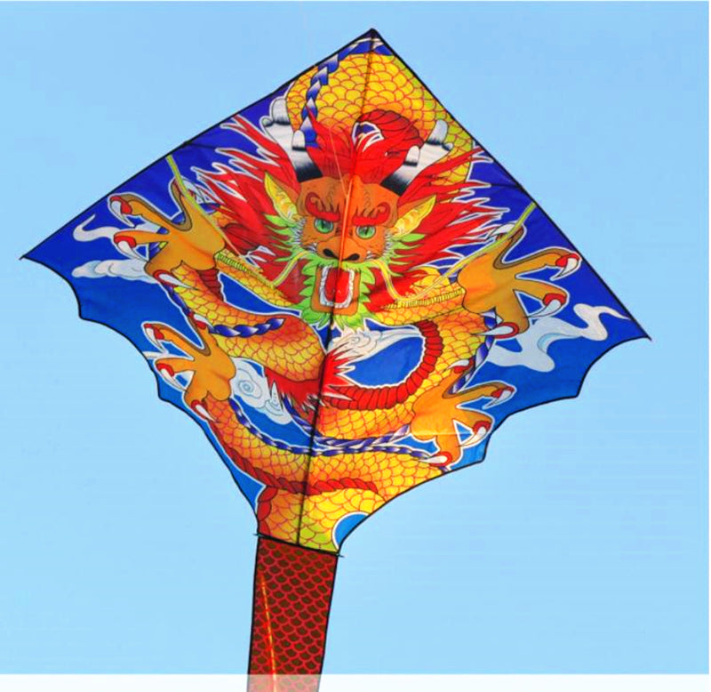 free shipping dragon kite outdoor children kite flying toys for kids nylon kite parachute weifang traditional kite factory pro