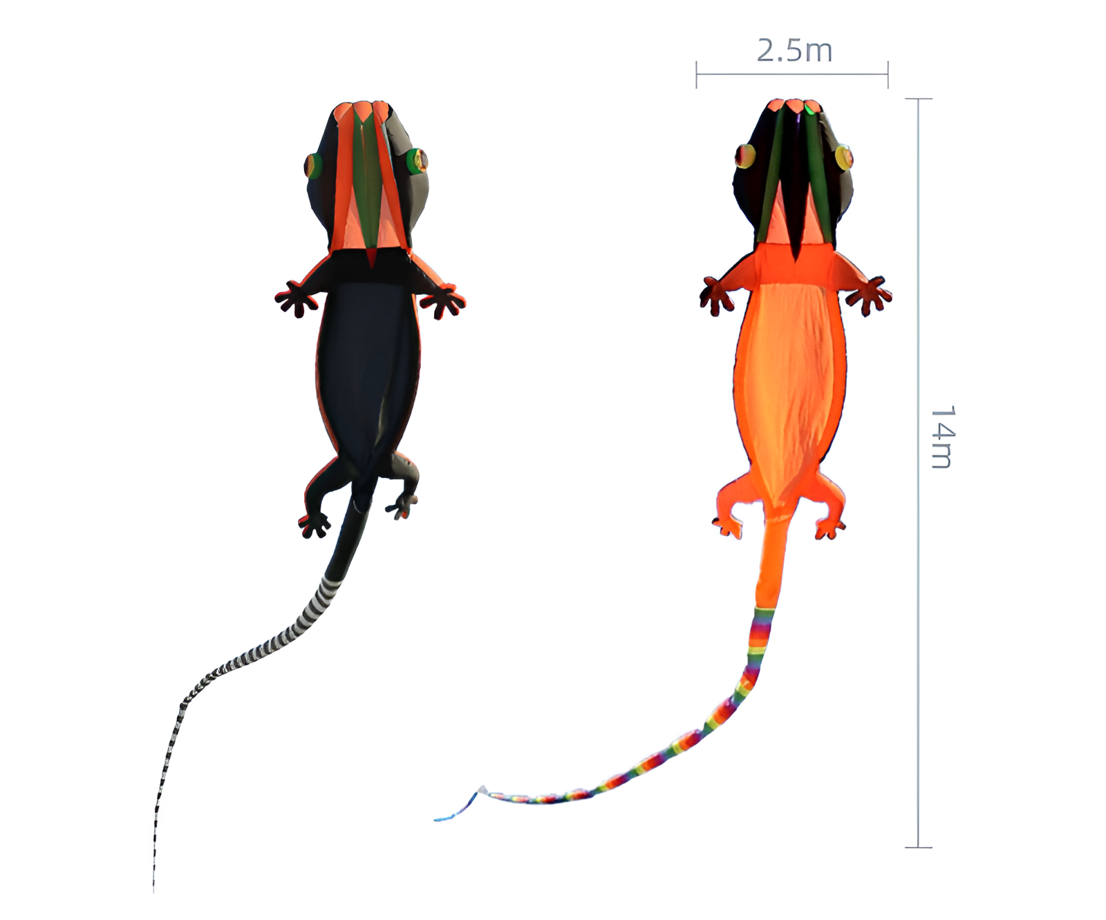 free shipping large soft kite 14m gecko kite line animated kites flying bird inflatable kite Outdoor game profession kite eaglas