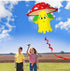 Free shipping Weifang kite Fuwa kite jellyfish Mushroom kite children cartoon adult kite line wheel breeze easy to fly