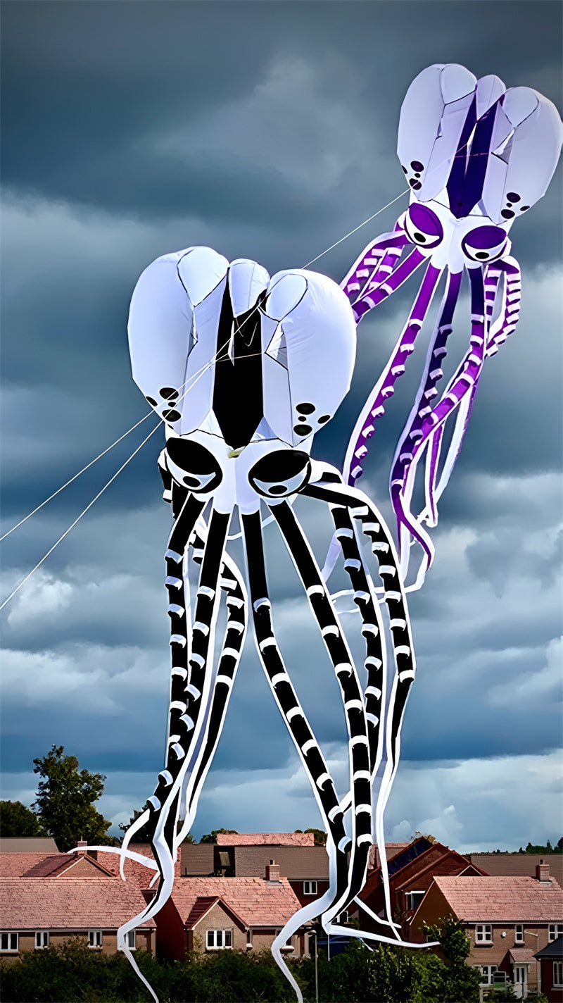 free shipping octopus kite inflatable kite flying nylon soft kites for adults professional kites factory equipment giant kites