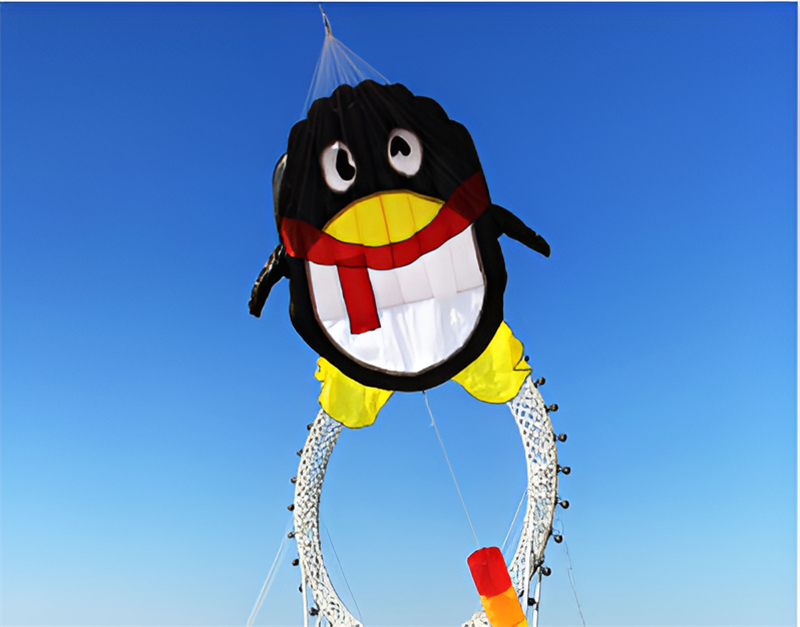 free shipping penguin kites flying toys for children kites new cartoon kites factory inflatable kite windsurf sail dragon wind