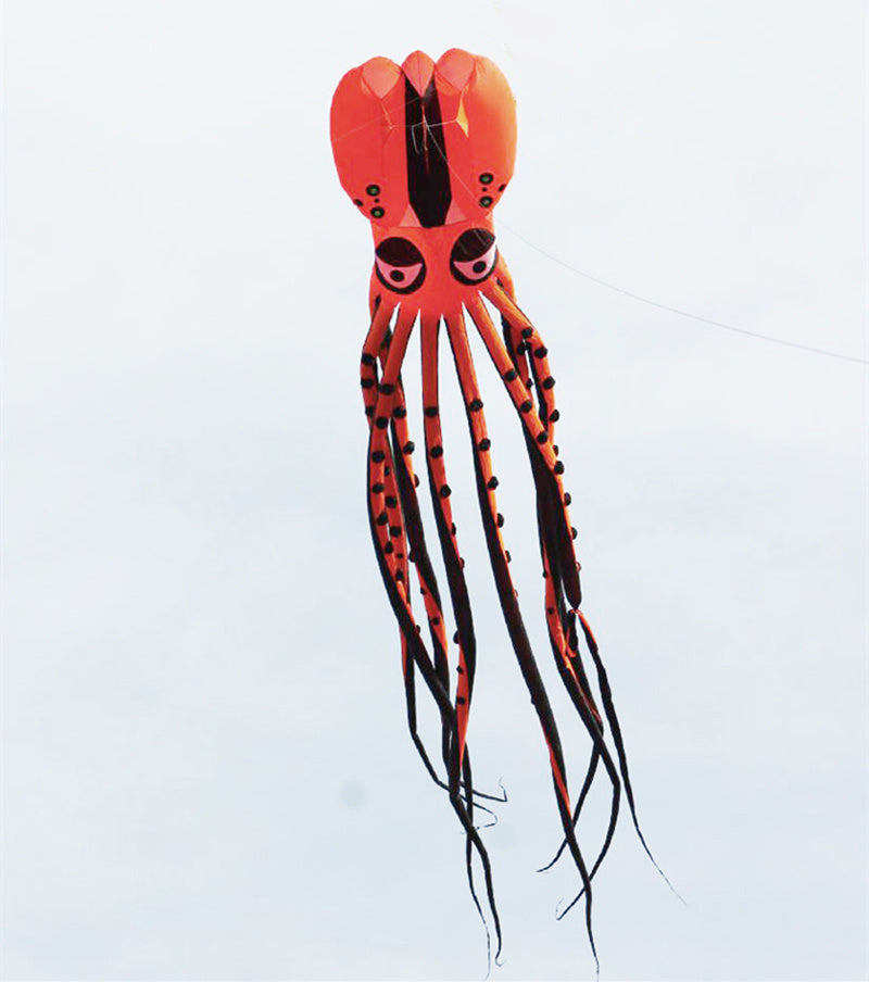 free shipping large octopus kite flying soft kite display kites for adults kites parachute professional kites inflatable kites