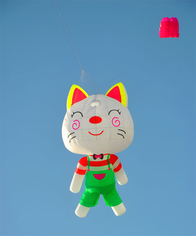 free shipping 3d inflatable kites pendant large cat kite windsock soft kites cartoon children kite factory ikite fly weifang new