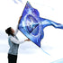 Free shipping 2023 new Weifang advanced jellyfish size kite children breeze easy to fly handheld line roulette adult special