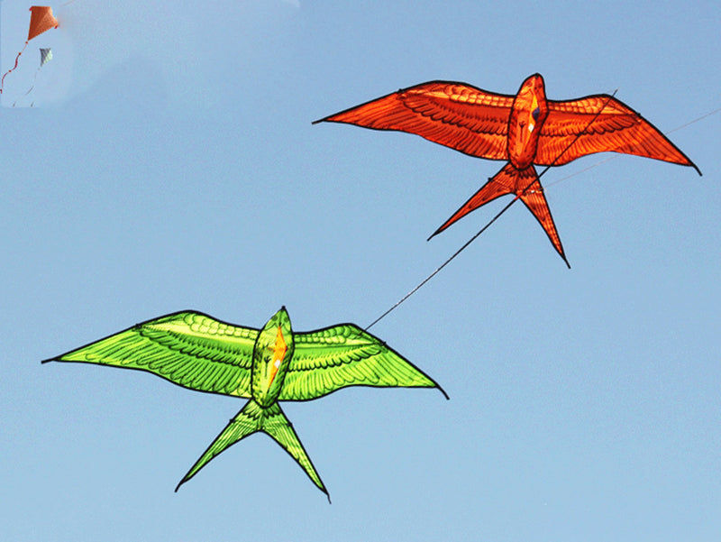free shipping 2pcs/lot pole swallow kite flying traditional kites for adults kite line dragon kite factory ikite air snakes kite
