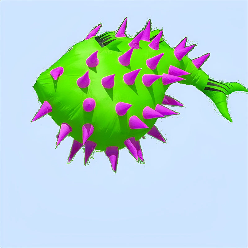 free shipping puffer fish kite pendant flying outdoor toys wind kites for adults kite reel voar pipe parachute windsurf Smoking